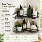 MyLivu™ - Corner Bathroom Organizer