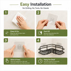 MyLivu™ - Corner Bathroom Organizer